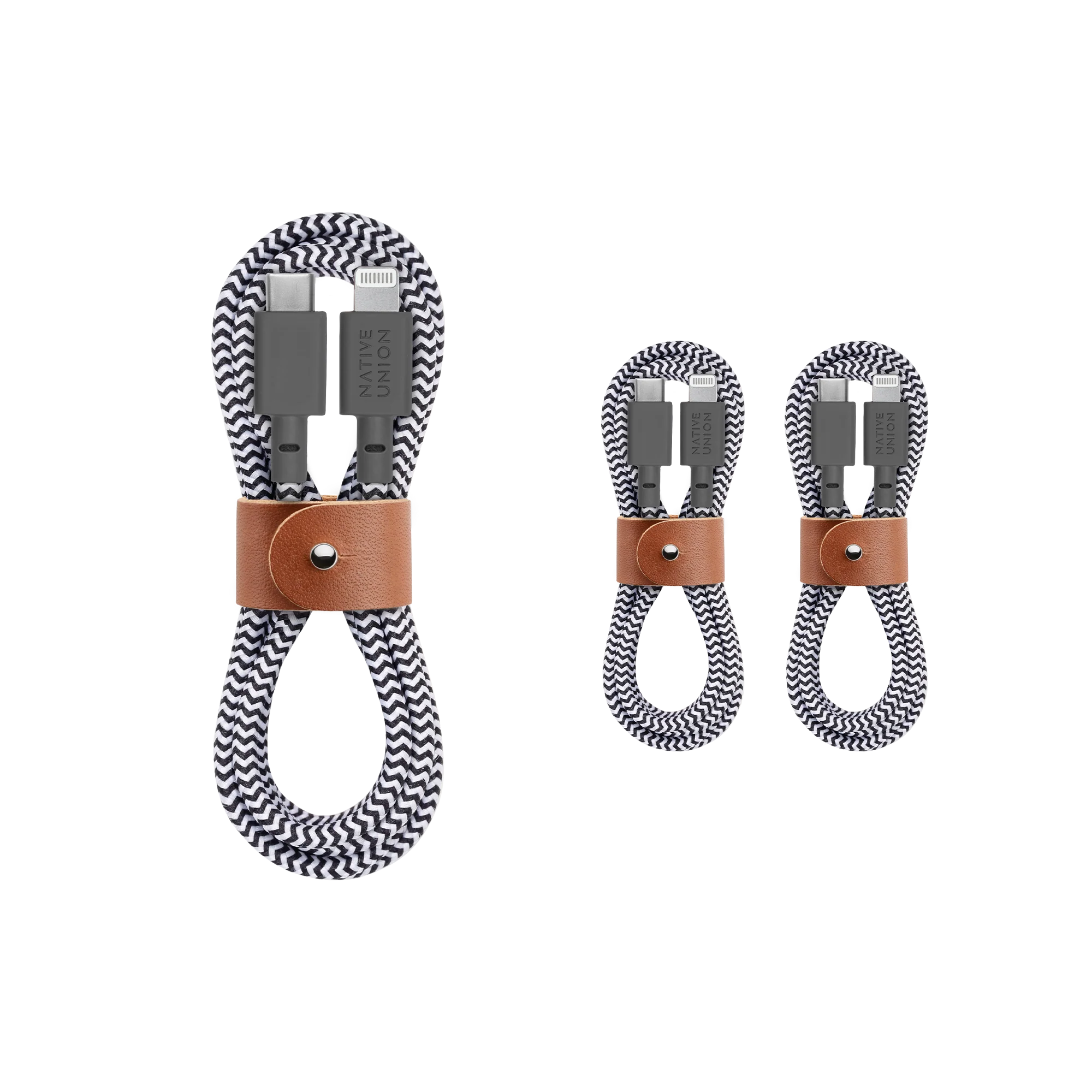 3-Pack Belt Cable (USB-C to Lightning)