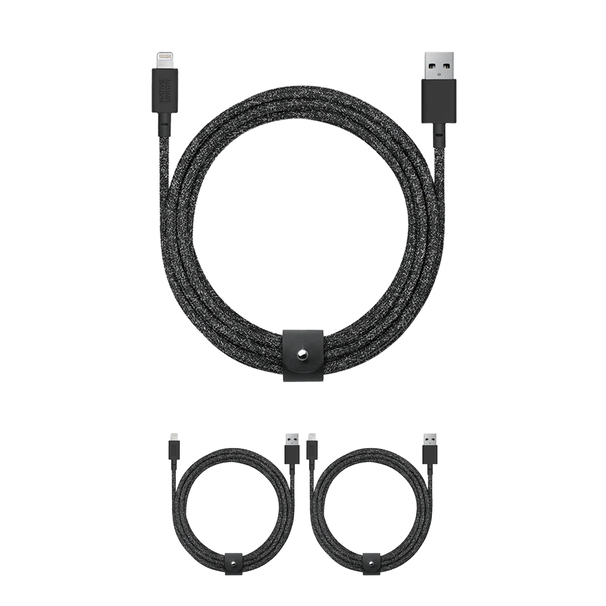 3-Pack Belt Cable XL (USB-A to Lightning)