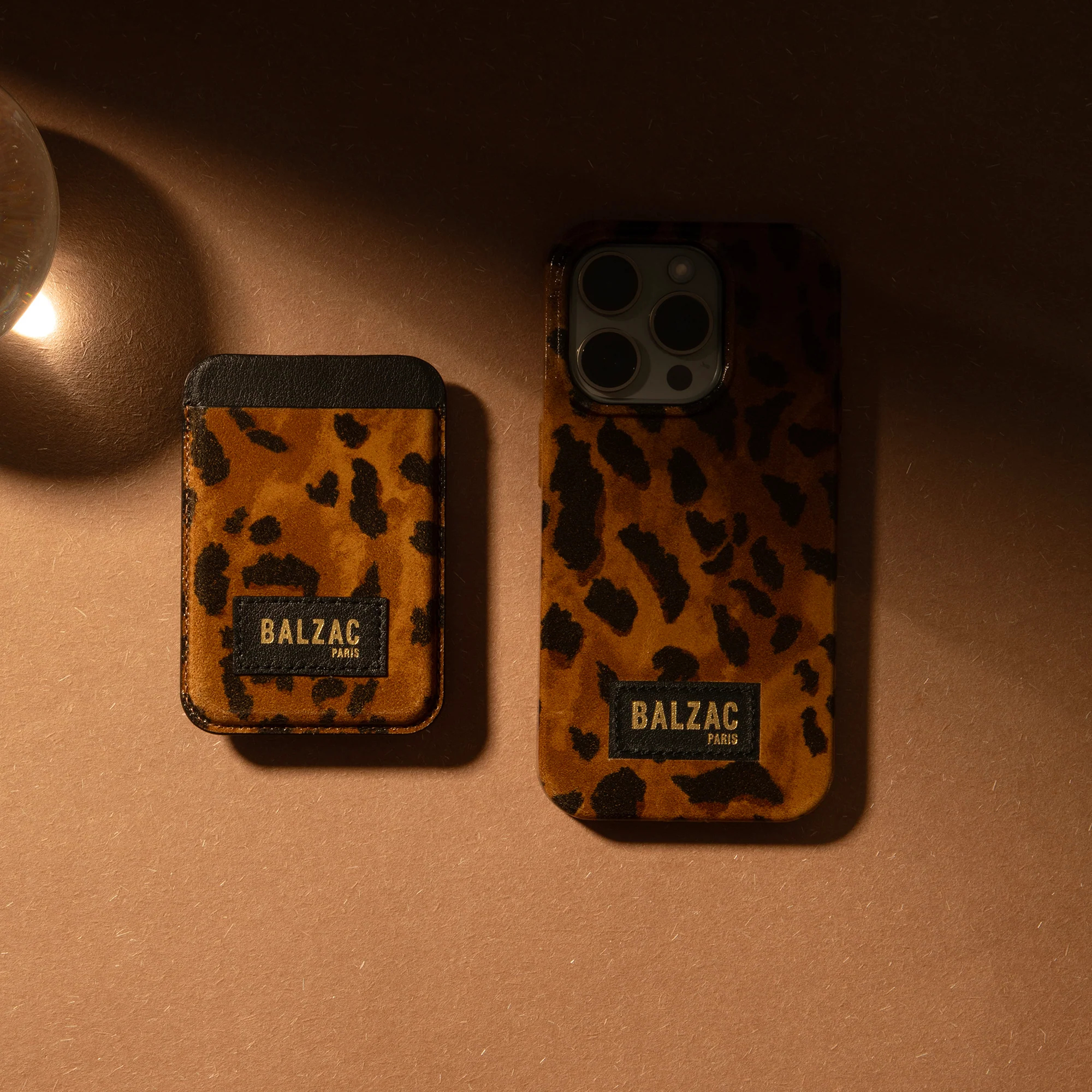 Cheetah Cappuccino Magnetic Card Holder - Image 4